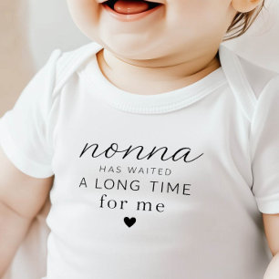 Body para Bebê Presente Nonna Esperou