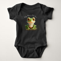 Presente para bebê personalizado do Sapo verde