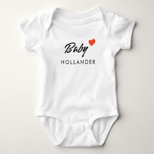 Body Para Bebê Presente para Chá de Bebê Nome do Bebê Personali