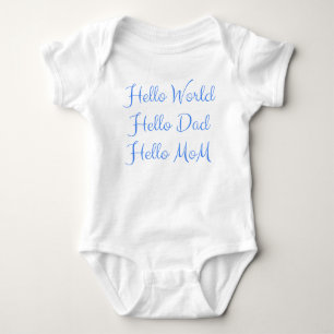 Body Para Bebê Presente para Papai e Mamãe - Família Bebê Recém-N
