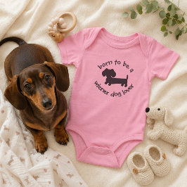 Body Para Bebê Presente para Recém-Nascido Amante de Cachorro Wie