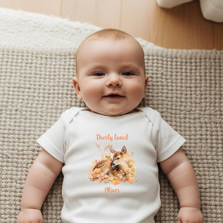Body Para Bebê Presente Personalizado Adorado Recém-Nascido