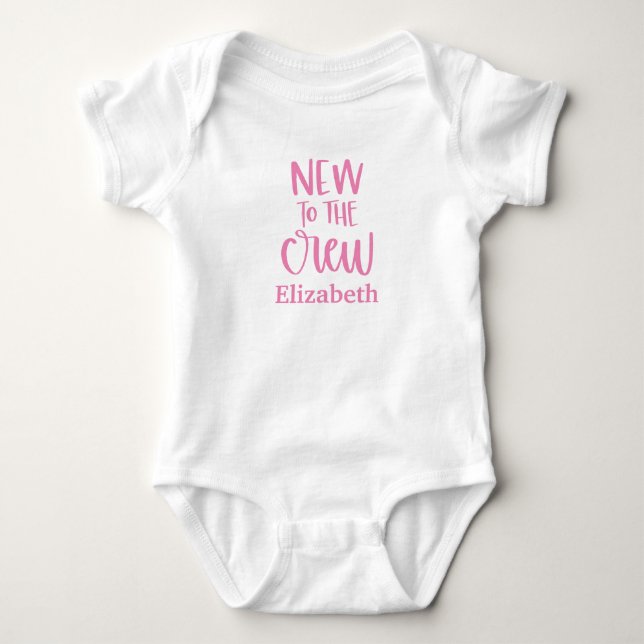 Body Para Bebê Presente Personalizado de Bebê Recém-Chegada à Tri (Frente)