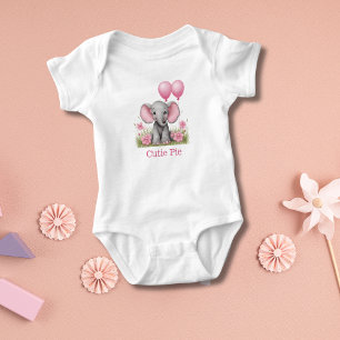 Body Para Bebê Presente Personalizado de Chuveiro de Bebê Elefant