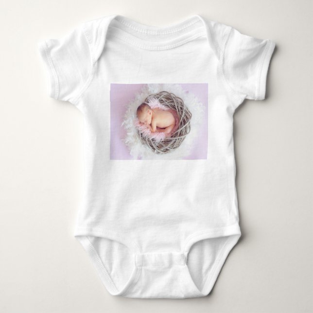 Body Para Bebê Presente Personalizado de Foto para Bebê Recém-Nas (Frente)