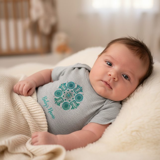 Body Para Bebê Presente Personalizado para Bebê com Nome (Personalized baby bodysuit with name – perfect newborn gift)