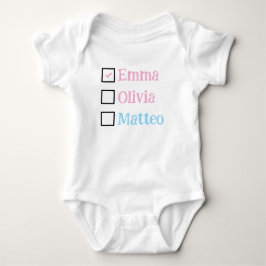 Body Para Bebê Presente Personalizado para Trigêmeos, Bebês Trigê