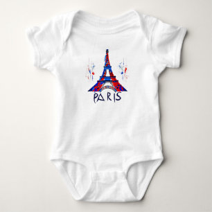 Body Para Bebê Presente Torre Eiffel de Paris França