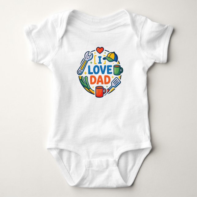 Body Para Bebê Presente Única Camisola de Algodão para Bebé | Eu  (Frente)
