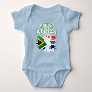 Body Para Bebê Presente Vintage Cricket World Team