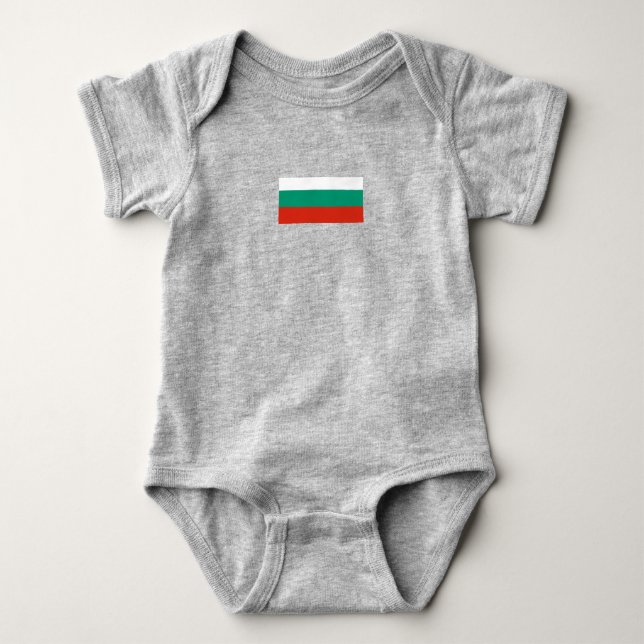 Body Para Bebê Presentes nacionais modernos e simples na Bulgária (Frente)