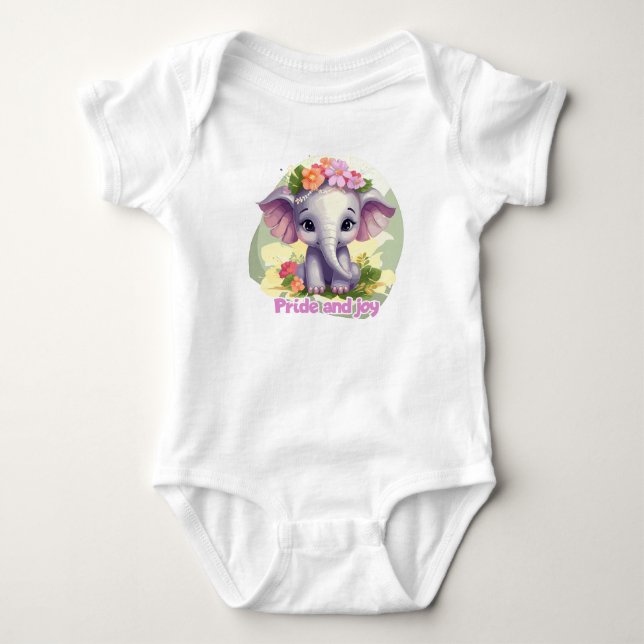 Body Para Bebê Pride and Joy - Fierté et joie (Frente)