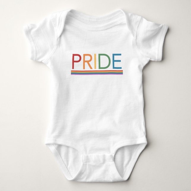 Body Para Bebê PRIDE Rainbow Baby Bodface (Frente)