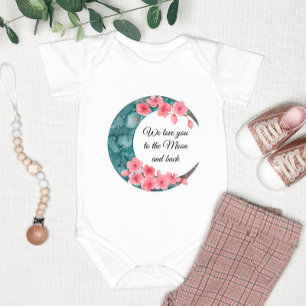 Body Para Bebê Primavera da Lua Poster do infantário do bebê