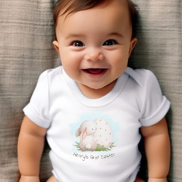 Body Para Bebê Primeira Páscoa Coelhinho Saboroso Nome Personaliz