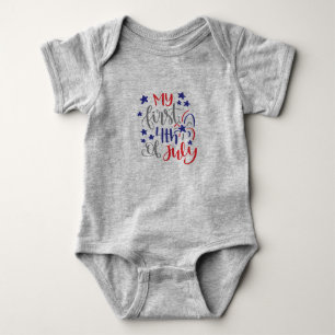 Body Para Bebê Primeiro 4 de julho