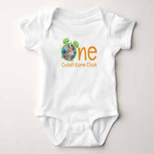 BODY PARA BEBÊ PRIMEIRO ANIVERSARIO BABY FECHA FOTO PERSONALIZADA