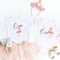 Primeiro aniversário com Flamingo Baby Girl