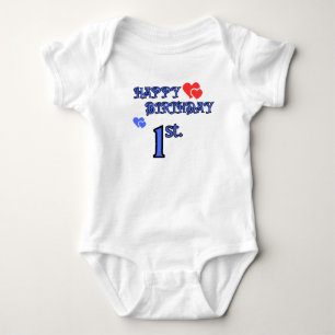 Body Para Bebê Primeiro aniversario de Bebê