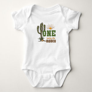 Body Para Bebê Primeiro aniversário do Rodeo