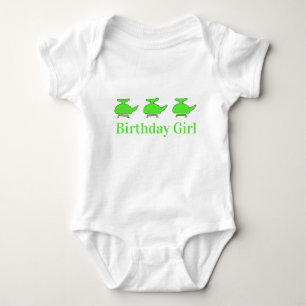 Body Para Bebê Primeiro Aniversário Helicóptero