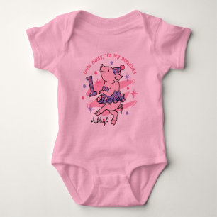 Body Para Bebê Primeiro aniversario Tutu Piggy Personalizado