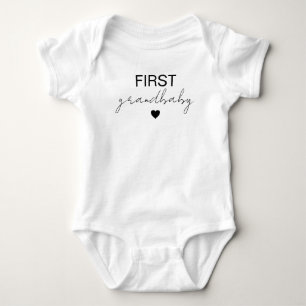 Body Para Bebê Primeiro Bodysuit de Avó, Marca de Bebê, Roupa de 