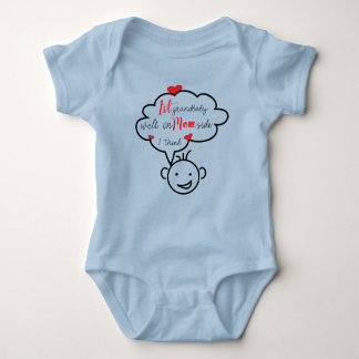 Body Para Bebê Primeiro Bodysuit de Grandbaby