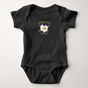 Body Para Bebê Primeiro café da manhã