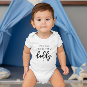 Body Para Bebê Primeiro Dia de os pais Moderno Bonito