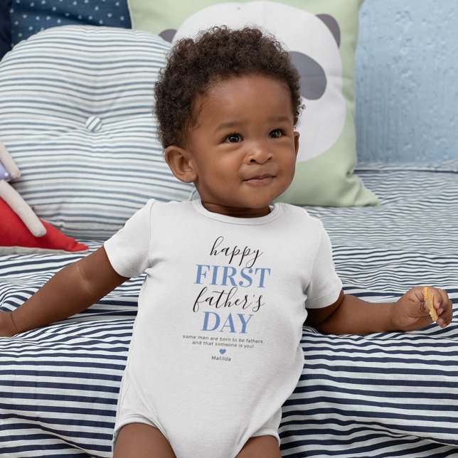 Body Para Bebê Primeiro Dia dos Pais (Criador carregado)