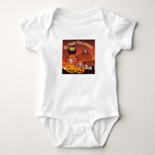 Body Para Bebê Primeiro Halloween