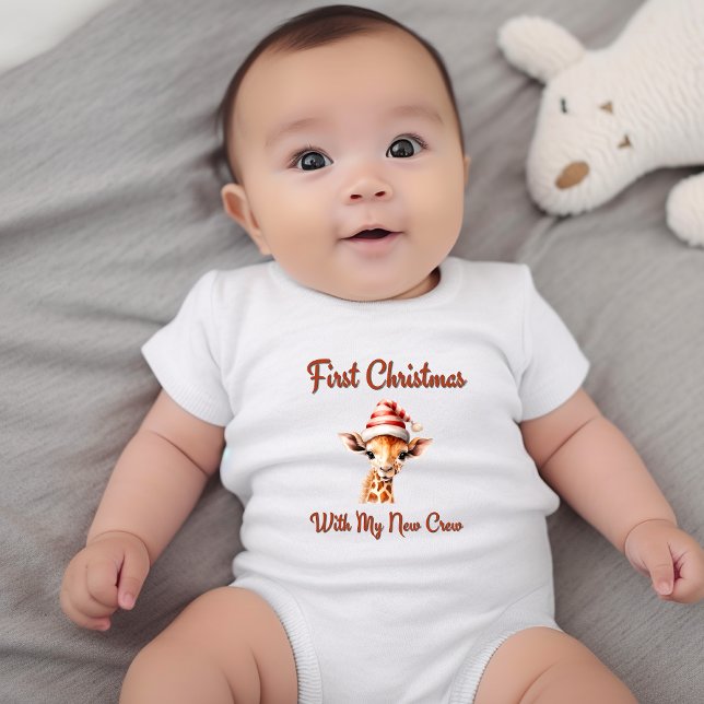 Body Para Bebê Primeiro Natal Adotado (Criador carregado)
