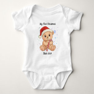 Body Para Bebê Primeiro Natal do Bebê