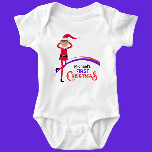 Body Para Bebê Primeiro Natal Personalizado