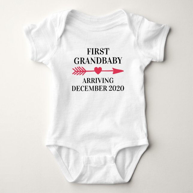 Body Para Bebê Primeiro Neto com Seta Boho (Frente)