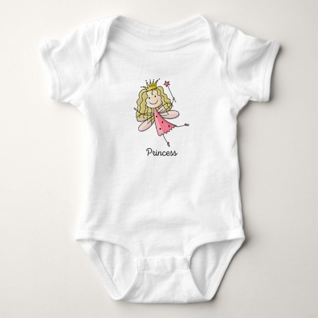 Body Para Bebê Princesa  (Frente)