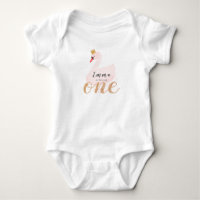 Princesa Cisne Menina de 1 Ano de Idade