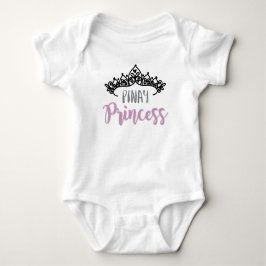 Body Para Bebê Princesa de Pinay com tiara