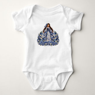 Body Para Bebê Princesa do Hanukkah Recém-Nascida