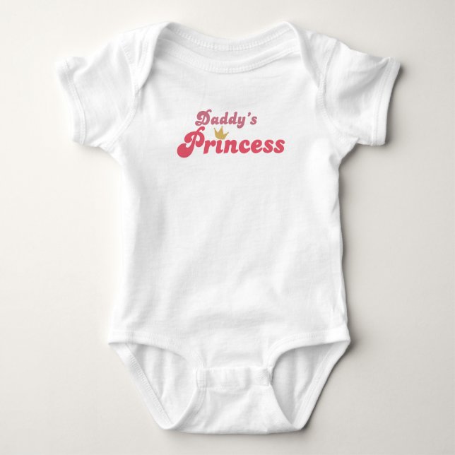 Body Para Bebê Princesa do Papai (Frente)