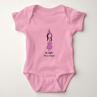 Body Para Bebê Princesa Ninja Baby!