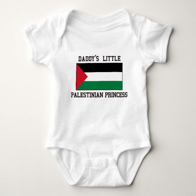 Body Para Bebê Princesa Palestina (Frente)