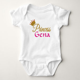 Body Para Bebê Princesa personalizada