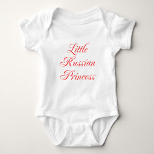 Body Para Bebê Princesa Russa