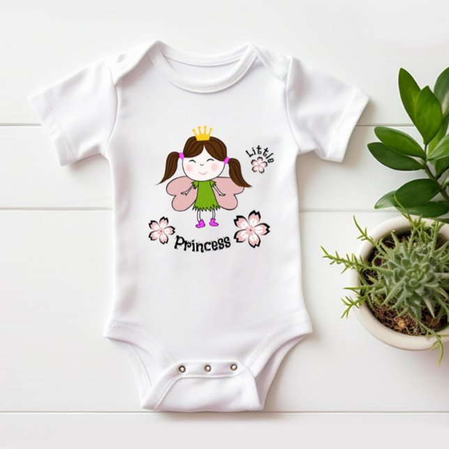 Body Para Bebê Princesinha engraçada (Criador carregado)