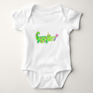 Body Para Bebê Princess Alligator