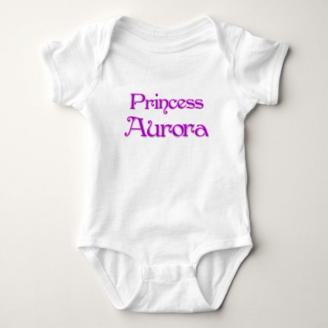 Body Para Bebê Princess Aurora (Frente)