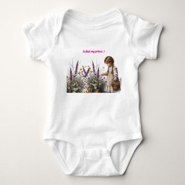 Body Para Bebê Príncipe da Menina (Frente)