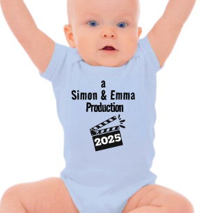 Body Para Bebê Produção da Mamãe e do Papai